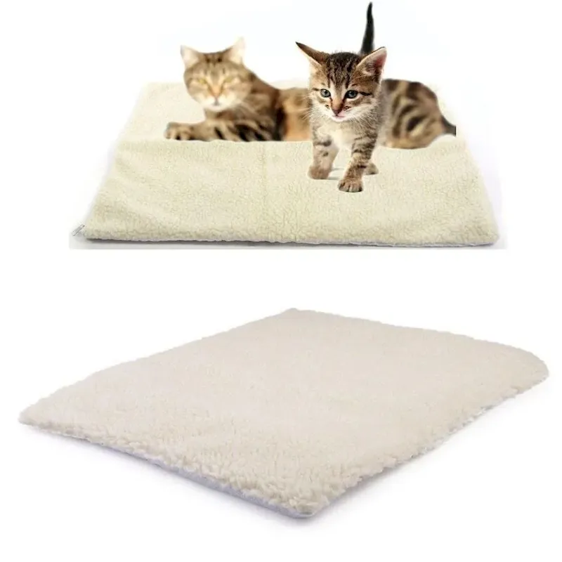 Dogs Bed Cats Bed Padded Pet Bed for Dogs and CatsHomes for Pets Deluxe Pet Bed [Super Soft Cushion Kennel Cage Pad House Wa… | Puppy beds, Cat mat, Pet heating pad